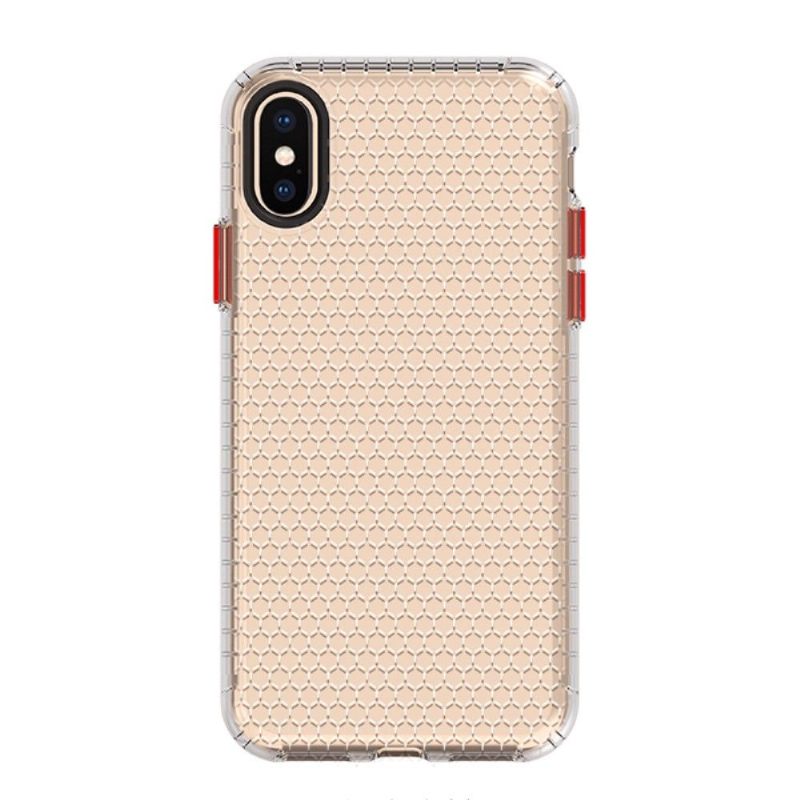 Hoesje voor iPhone X / XS Siliconen Honingraat