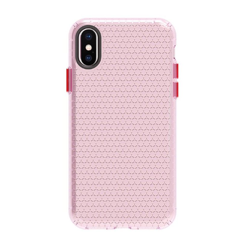 Hoesje voor iPhone X / XS Siliconen Honingraat