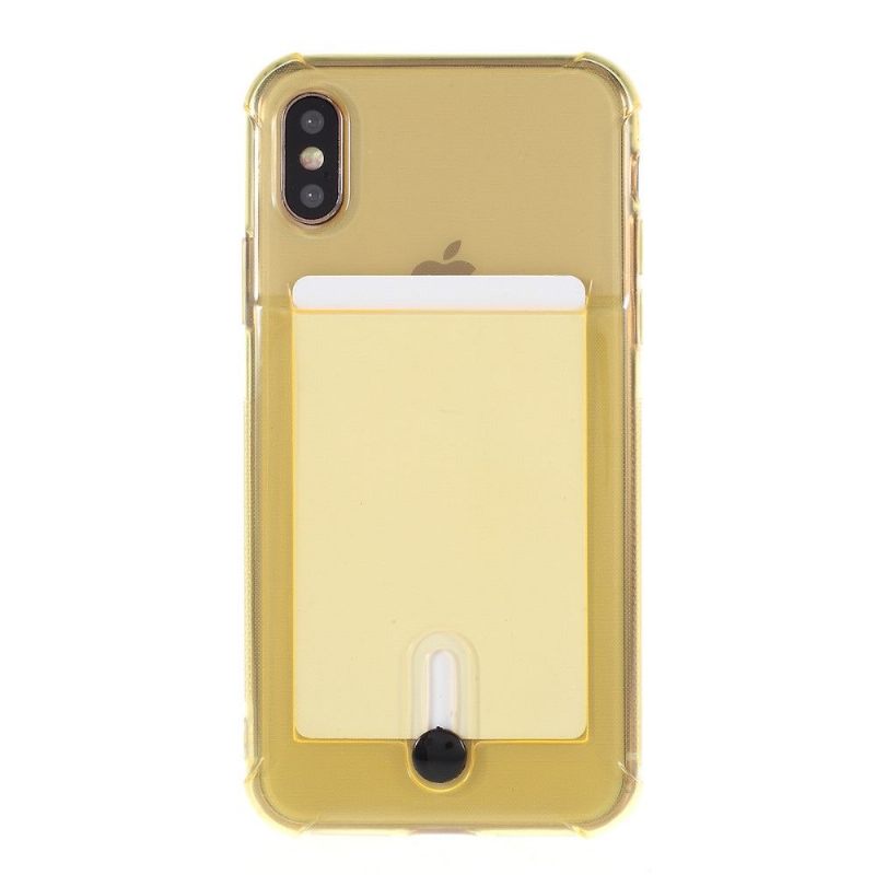 Hoesje voor iPhone X / XS Transparante Kaarthouder