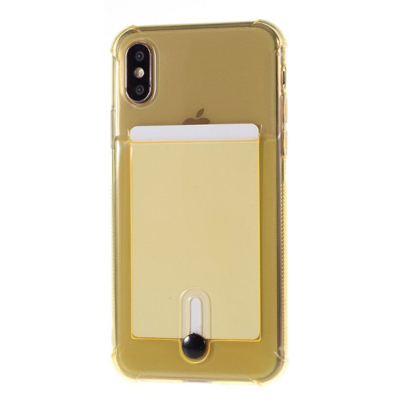 Hoesje voor iPhone X / XS Transparante Kaarthouder