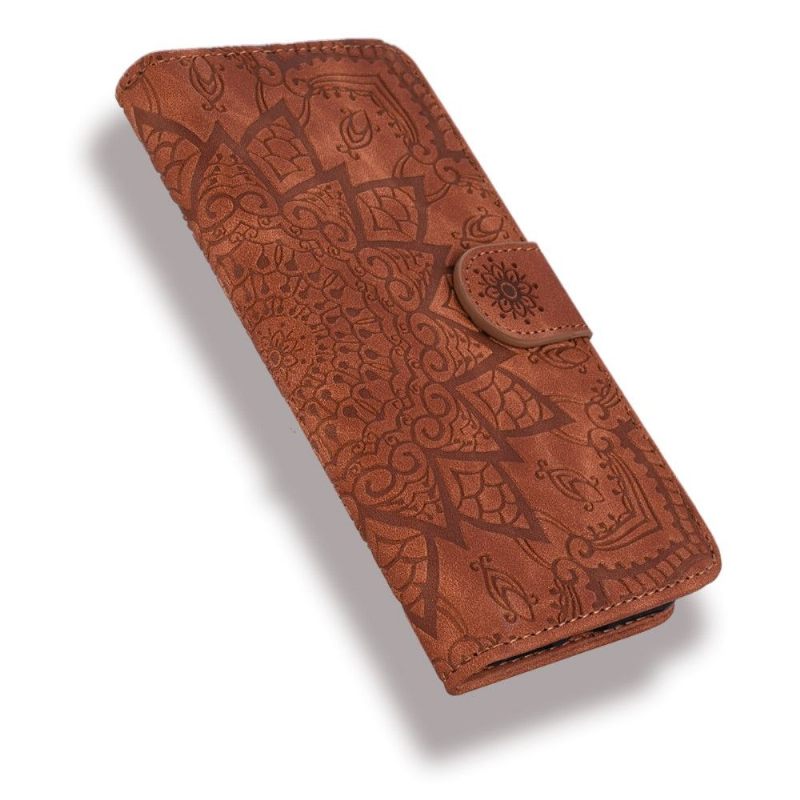 Leren Hoesje voor iPhone X / XS Bescherming Leïla Fleur Oriental