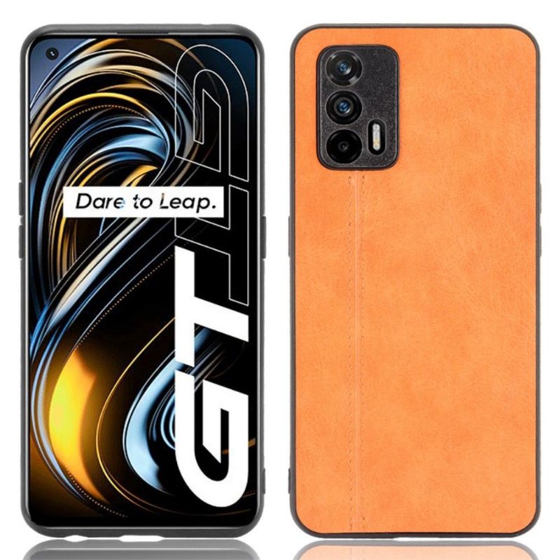 Hoesje voor Realme GT 5G Leereffect