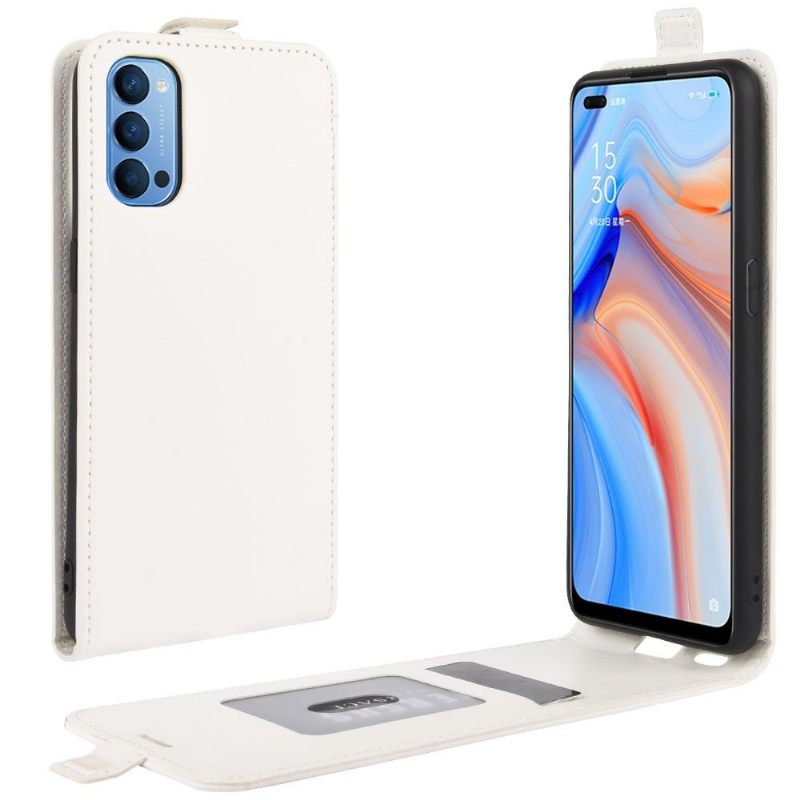 Folio-hoesje voor Oppo Reno 4 5G Kunstleer Verticaal