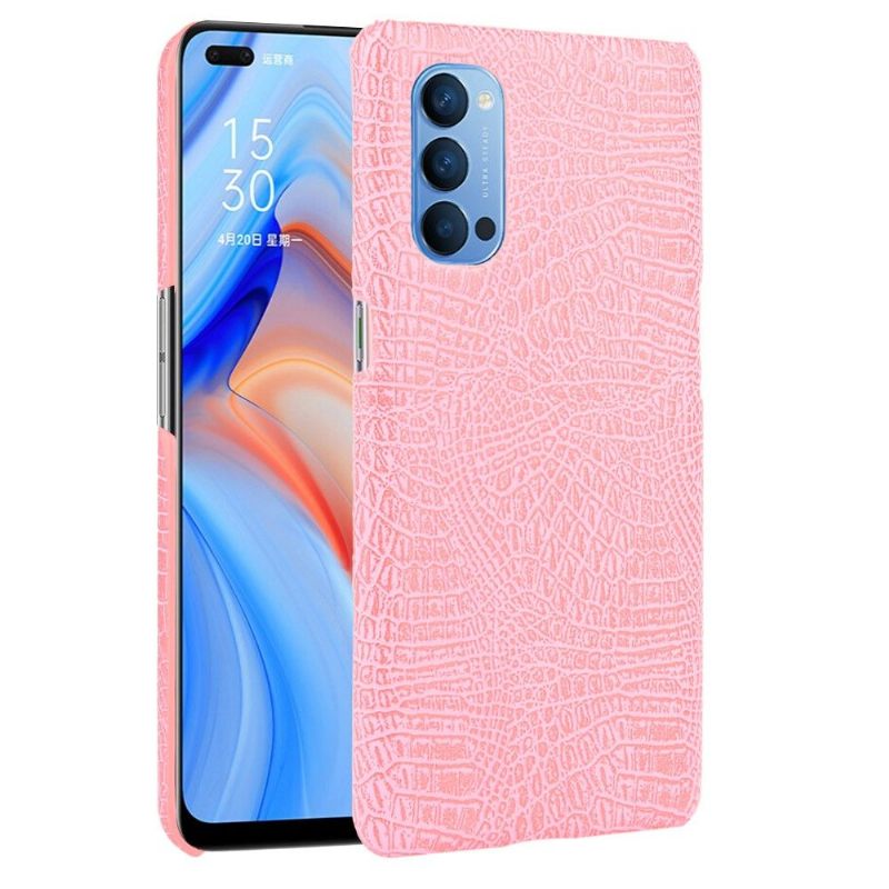 Hoesje voor Oppo Reno 4 5G Krokodil-effect