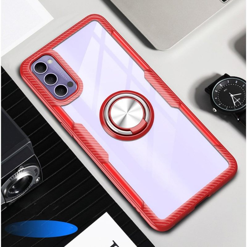 Hoesje voor Oppo Reno 4 5G Transparante Vinger