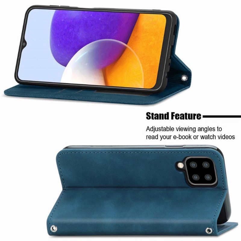 Samsung Galaxy A22 4G Zakelijk Retro Cover