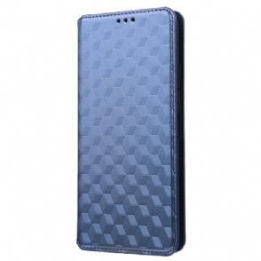 Bescherming Hoesje voor Vivo Y22s Folio-hoesje 3d Textuur