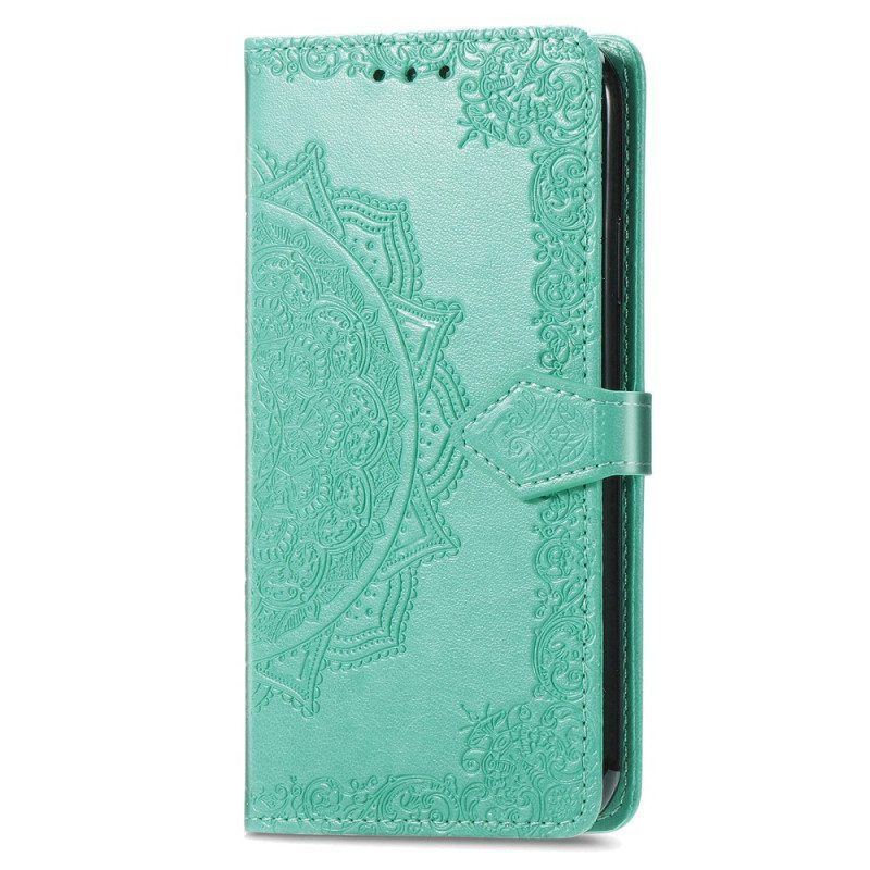 Folio-hoesje voor Vivo Y22s Barok-mandala