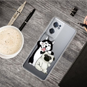 Hoesje voor OnePlus Nord CE 2 5G Anti-fall Honden