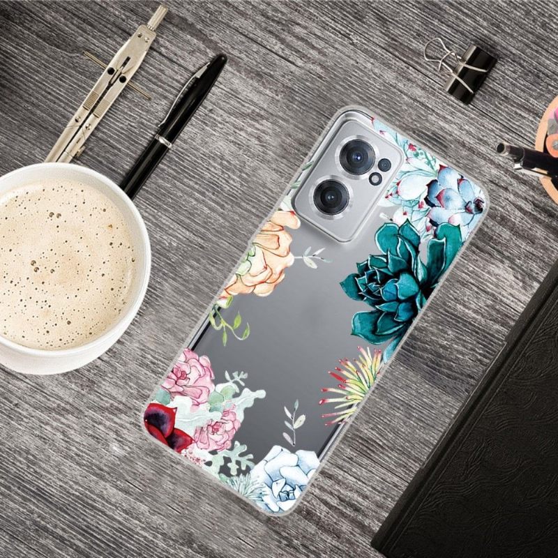 Hoesje voor OnePlus Nord CE 2 5G Anti-fall Verscheidenheid Aan Bloemen