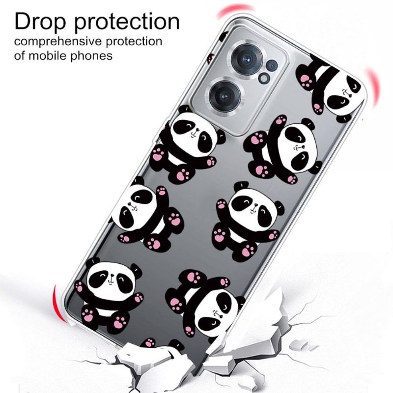 Hoesje voor OnePlus Nord CE 2 5G Blije Panda's