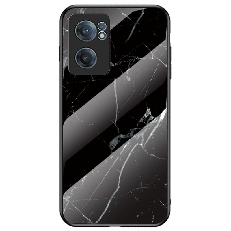 Hoesje voor OnePlus Nord CE 2 5G Lina Marmer Gehard Glas