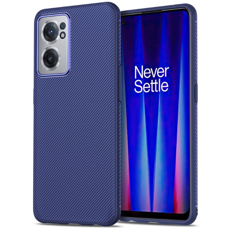 Hoesje voor OnePlus Nord CE 2 5G Siliconen Gestreept Effect