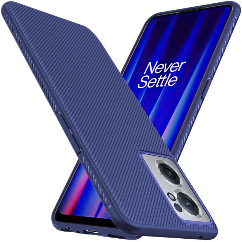 Hoesje voor OnePlus Nord CE 2 5G Siliconen Gestreept Effect