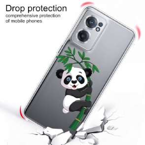 Telefoonhoesje voor OnePlus Nord CE 2 5G Panda Op Bamboe