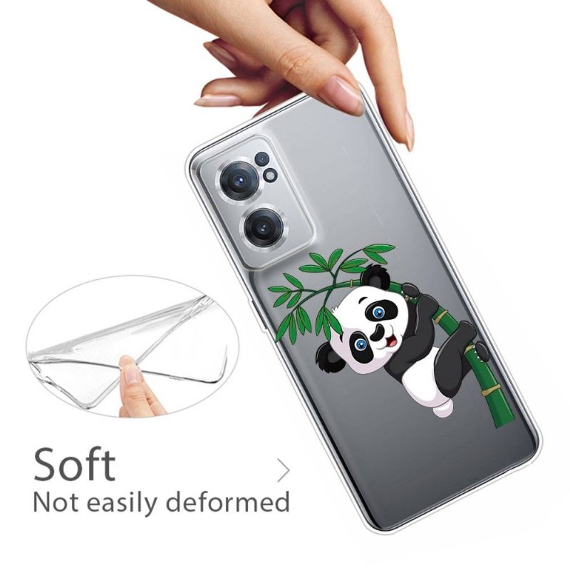 Telefoonhoesje voor OnePlus Nord CE 2 5G Panda Op Bamboe