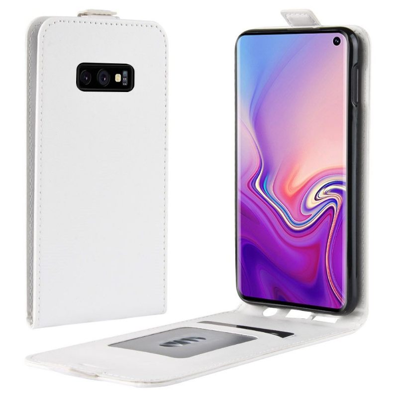 Cover voor Samsung Galaxy S10e Folio-hoesje Verticaal Kunstleer