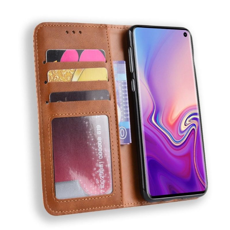 Cover voor Samsung Galaxy S10e Leerstijl Le Cirénius