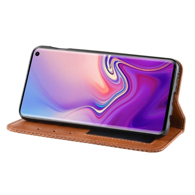 Cover voor Samsung Galaxy S10e Leerstijl Le Cirénius