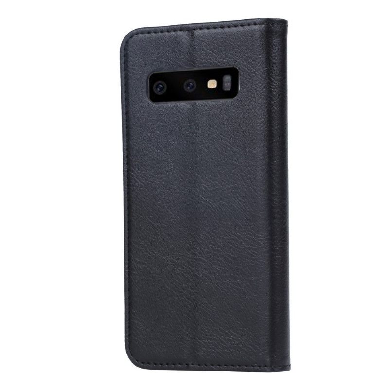 Cover voor Samsung Galaxy S10e Leren Stand Case