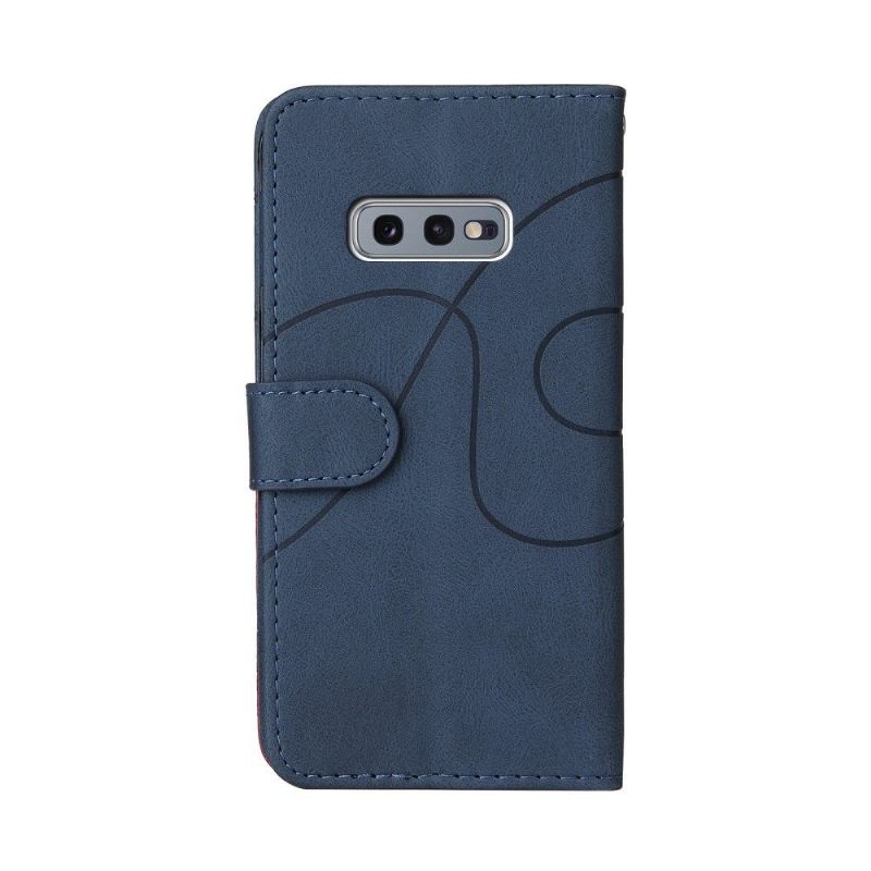 Folio-hoesje voor Samsung Galaxy S10e Bicolor Artistiek