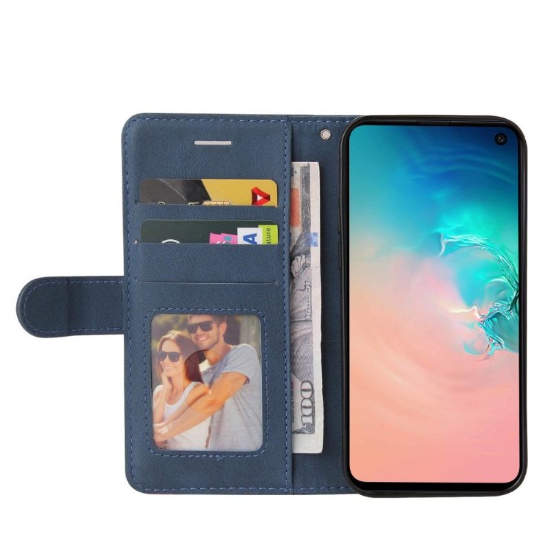 Folio-hoesje voor Samsung Galaxy S10e Bicolor Artistiek