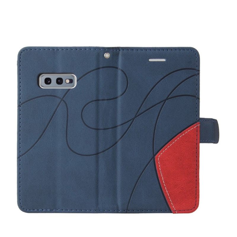 Folio-hoesje voor Samsung Galaxy S10e Bicolor Artistiek