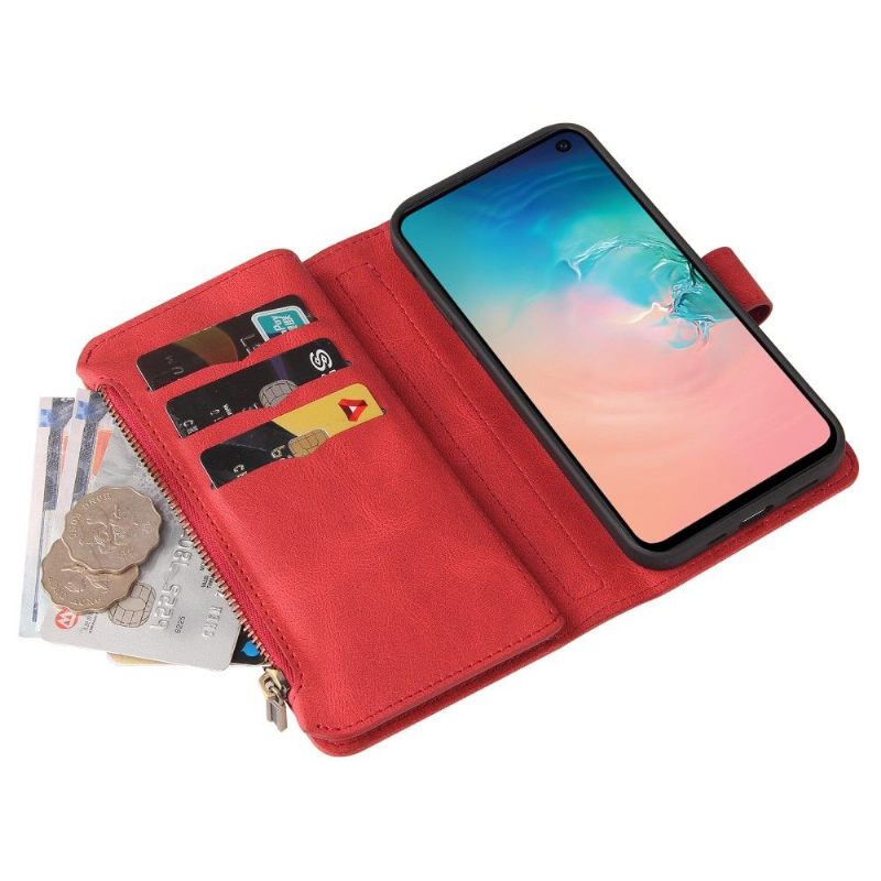 Folio-hoesje voor Samsung Galaxy S10e Portemonnee Met Ketting