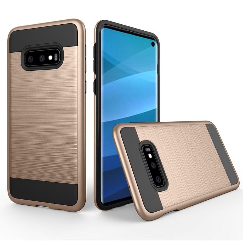 Hoesje voor Samsung Galaxy S10e Premium Geborsteld