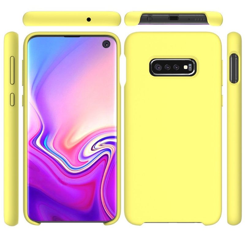 Hoesje voor Samsung Galaxy S10e Vloeibare Siliconen