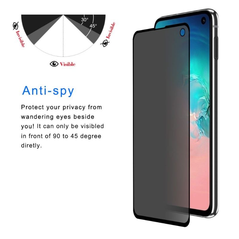 Samsung Galaxy S10E - Gehard Glas En Privacyfilter