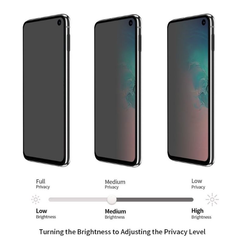 Samsung Galaxy S10E - Gehard Glas En Privacyfilter