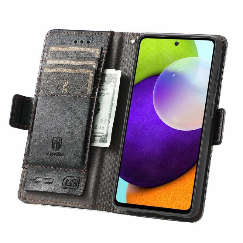 Flip Case voor Samsung Galaxy A52 5G / A52 4G / A52s 5G Folio-hoesje Zakelijk Omdraaien