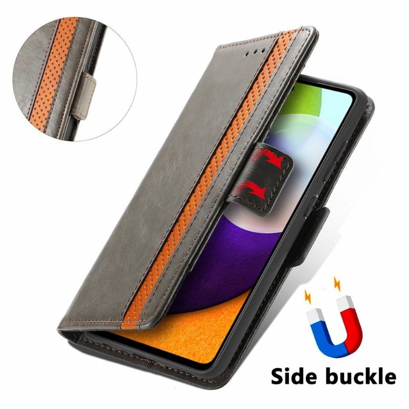 Flip Case voor Samsung Galaxy A52 5G / A52 4G / A52s 5G Folio-hoesje Zakelijk Omdraaien