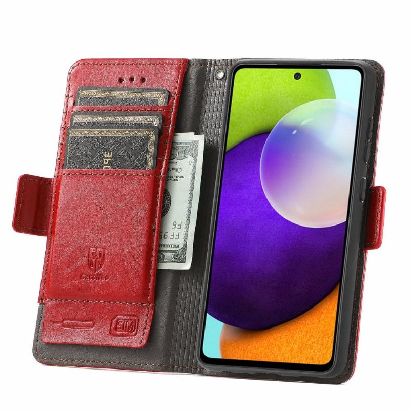 Flip Case voor Samsung Galaxy A52 5G / A52 4G / A52s 5G Folio-hoesje Zakelijk Omdraaien