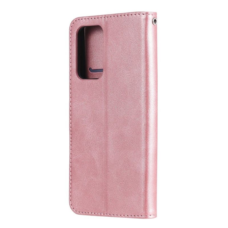 Flip Case voor Samsung Galaxy A52 5G / A52 4G / A52s 5G Ondersteuningsfunctie Ritsvak