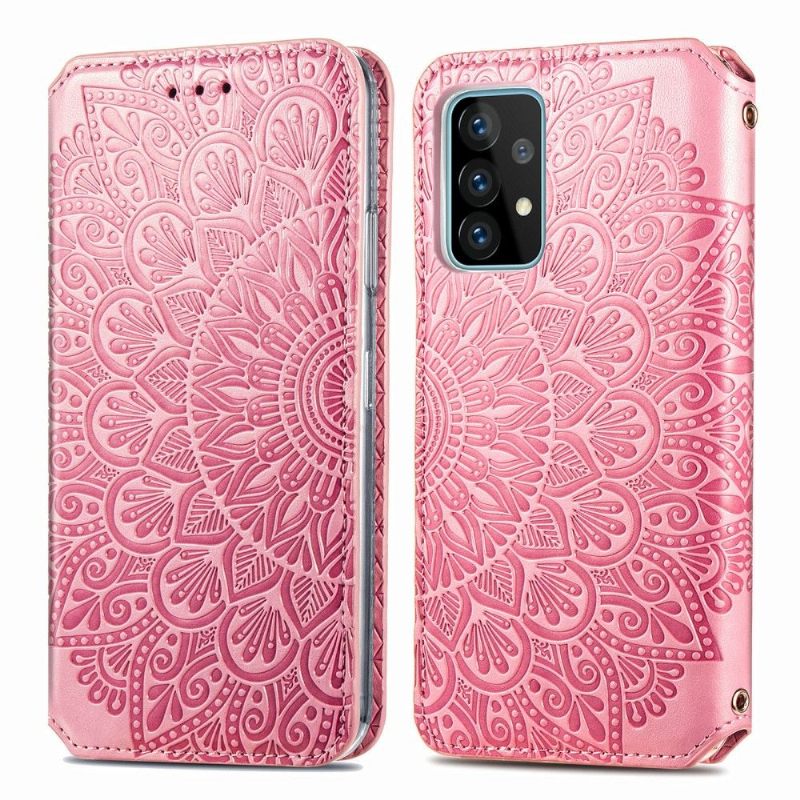 Folio-hoesje voor Samsung Galaxy A52 5G / A52 4G / A52s 5G Anti-fall Chique Mandala