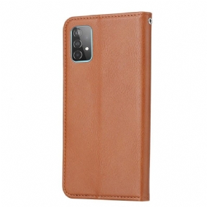 Folio-hoesje voor Samsung Galaxy A52 5G / A52 4G / A52s 5G Anti-fall Kunstleer Stand Case