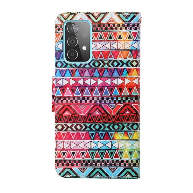 Folio-hoesje voor Samsung Galaxy A52 5G / A52 4G / A52s 5G Azteekse