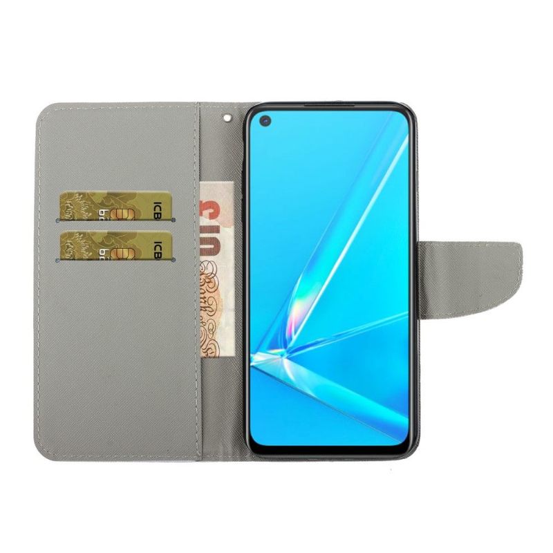 Folio-hoesje voor Samsung Galaxy A52 5G / A52 4G / A52s 5G Azteekse