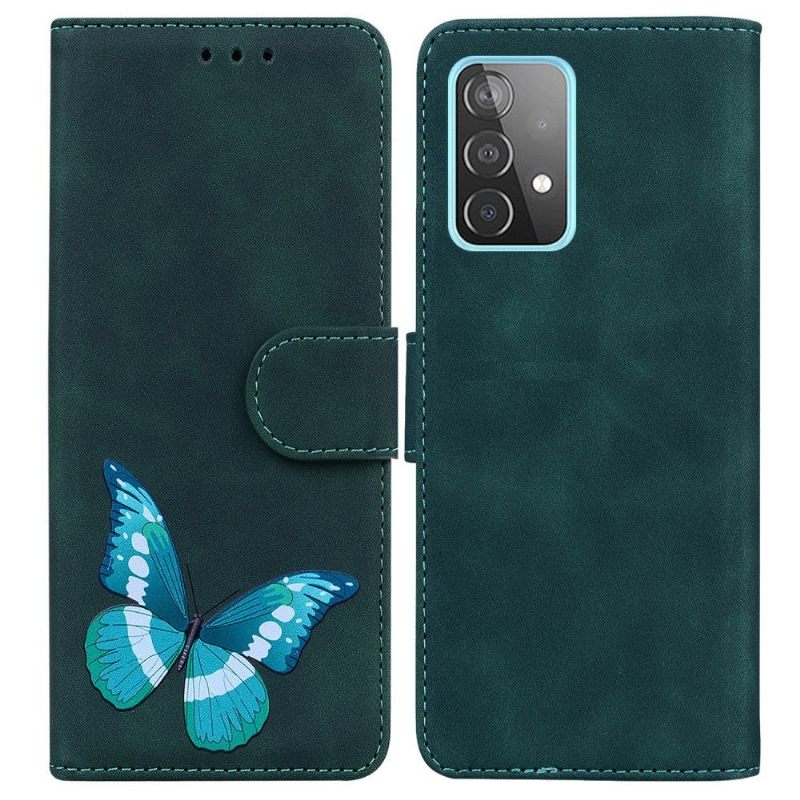 Folio-hoesje voor Samsung Galaxy A52 5G / A52 4G / A52s 5G Bescherming Hoesje Kleurrijke Vlinderbescherming