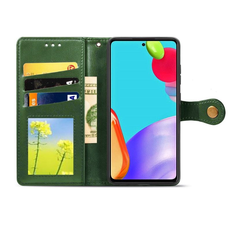 Folio-hoesje voor Samsung Galaxy A52 5G / A52 4G / A52s 5G Indila Kunstleer Kaarthouder