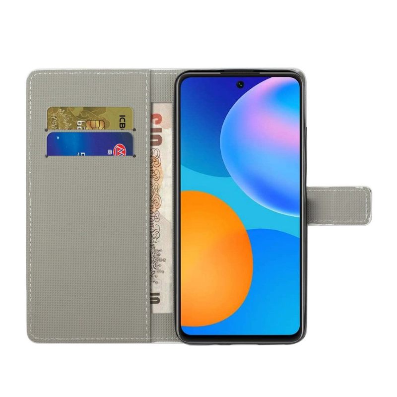 Folio-hoesje voor Samsung Galaxy A52 5G / A52 4G / A52s 5G Japanse Abrikoos