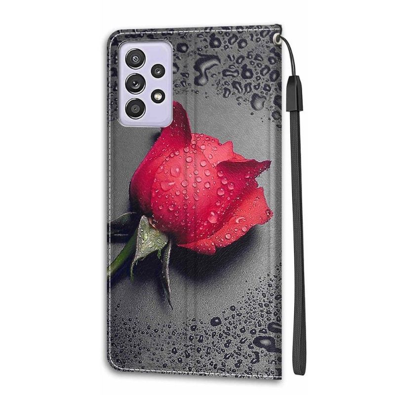 Folio-hoesje voor Samsung Galaxy A52 5G / A52 4G / A52s 5G Roze