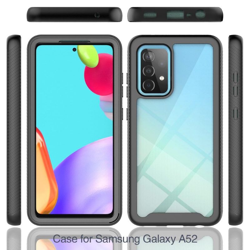 Hoesje voor Samsung Galaxy A52 5G / A52 4G / A52s 5G Hybride Doorzichtige Achterkant Schokbestendig