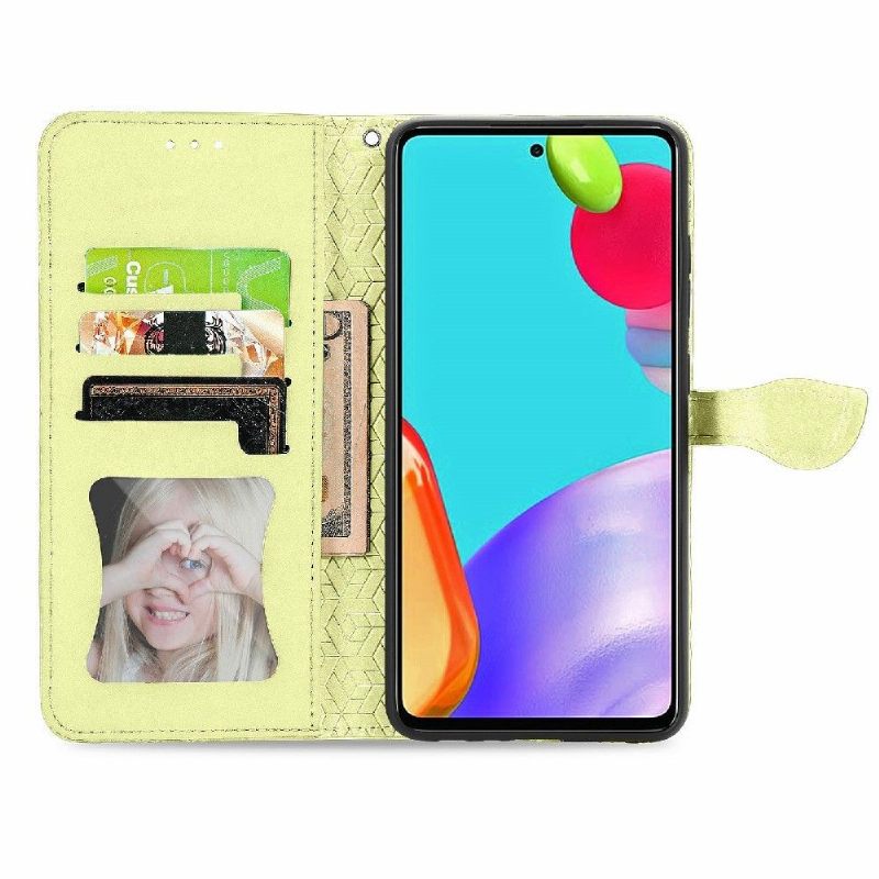 Leren Hoesje voor Samsung Galaxy A52 5G / A52 4G / A52s 5G Bescherming Mandalablad