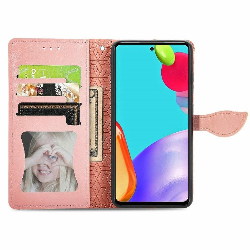 Leren Hoesje voor Samsung Galaxy A52 5G / A52 4G / A52s 5G Bescherming Mandalablad