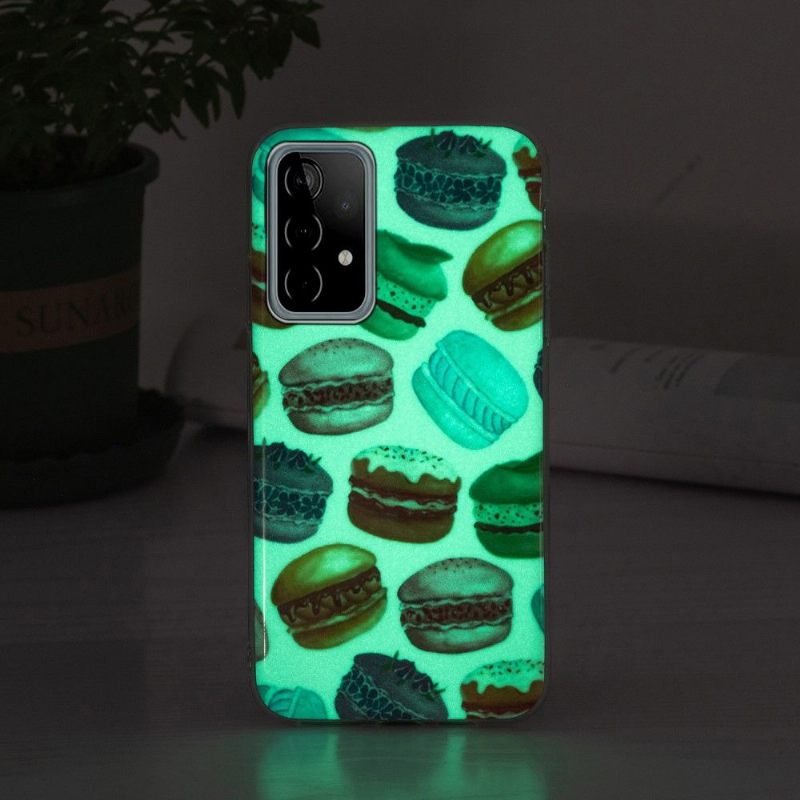 Telefoonhoesje voor Samsung Galaxy A52 5G / A52 4G / A52s 5G Fluorescerende Macarons