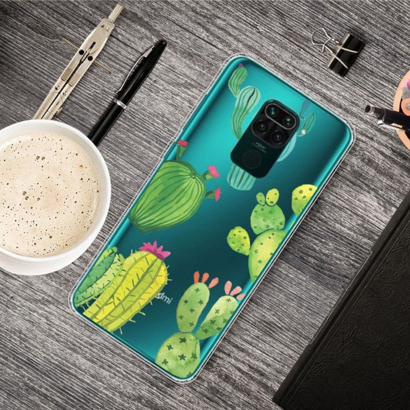 Hoesje voor Xiaomi Redmi Note 9 Cactussen