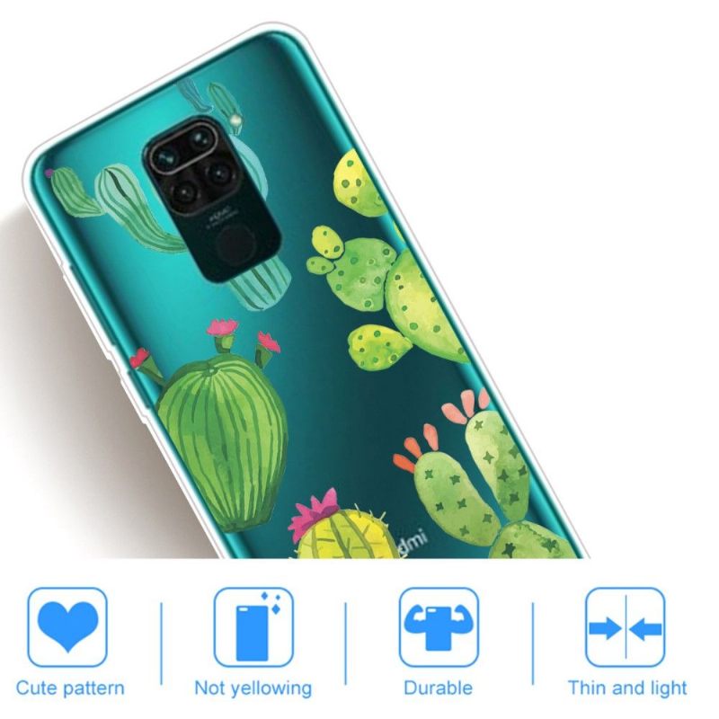 Hoesje voor Xiaomi Redmi Note 9 Cactussen